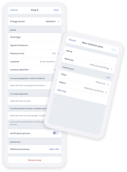 interactive isolation plans